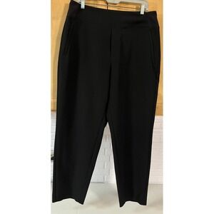 Athleta Brooklyn Ankle Pants Women Size 14 Black Tapered Trousers